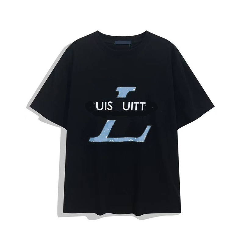 t-shirt da uomo t-shirt da uomo t-shirt da uomo in puro cotone traspirante leggero lusso stampa di lettere di fascia alta confortevole e versatile le coppie lo stesso abbigliamento