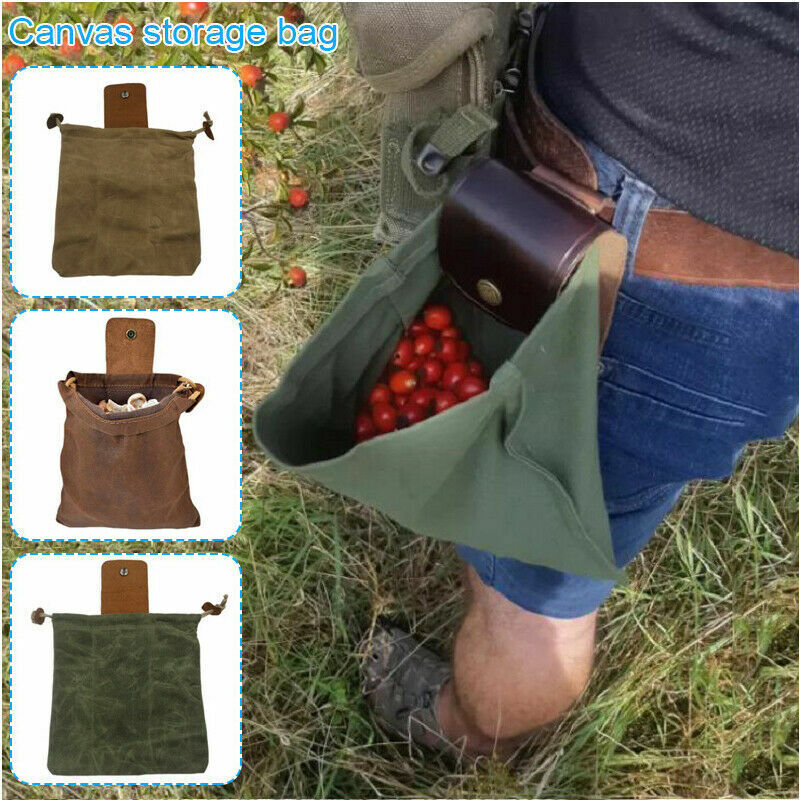 Foraging Bag Fruit Picking Pouch Apples Berry Puch Storage Garden Camping Tool free shipping