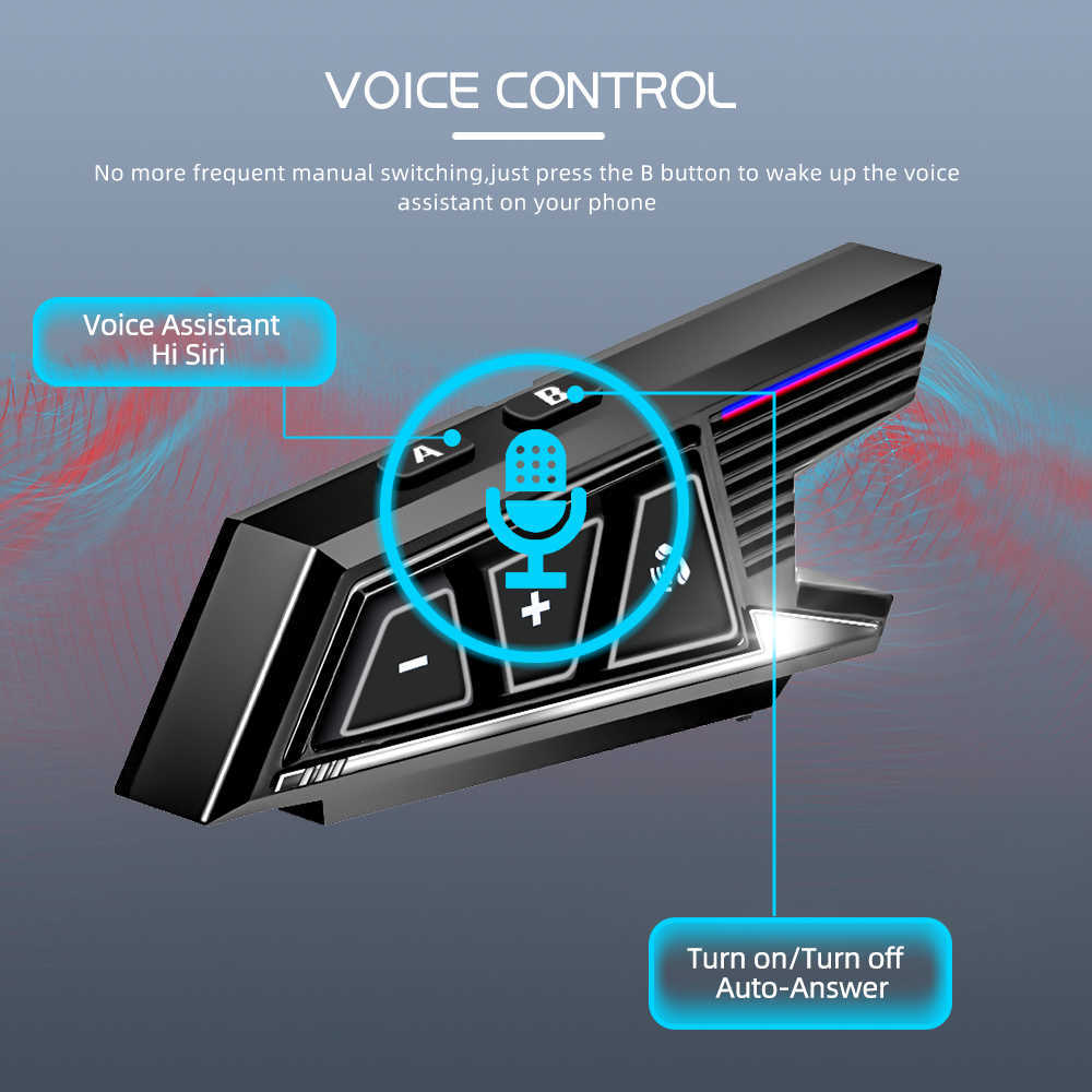 Auto nieuwe motorhelmhelm headset bluetooth 5.3 waterdichte draadloze hoofdtelefoons spraakbesturing Roise reductie oortelefoon handsfree call