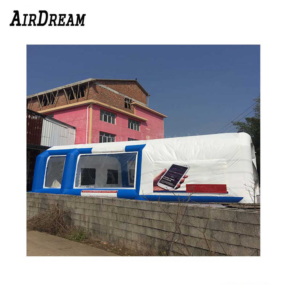 Factory Supply Cheap Inflatable Spray Booth Durable Outdoor Silver Inflatable Paint tent For Car