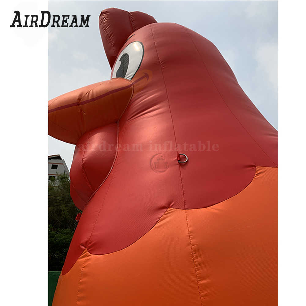 3M-8m Aangepaste gigantische opblaasbare Kip Kip Ken Turkije Big Animal Cartoons Ballon voor advertenties