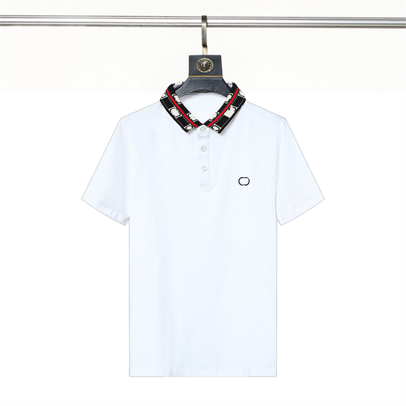 SS22 Mens Stylist Polo Shirts Luxury Italian Men's Polos Designer Clothing Short Sleeves Fashion Summer T-Shirt M-3XL