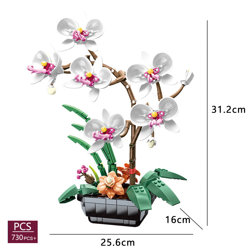 Цветочная орхидея вишнево -дерево