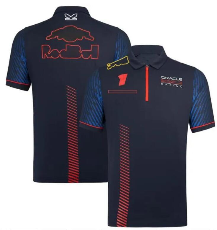 F1 Yarış Polo Gömlek Yaz Aynı Stil Özelliğinde Yeni Kısa Kollu Vücut Gömlekleri