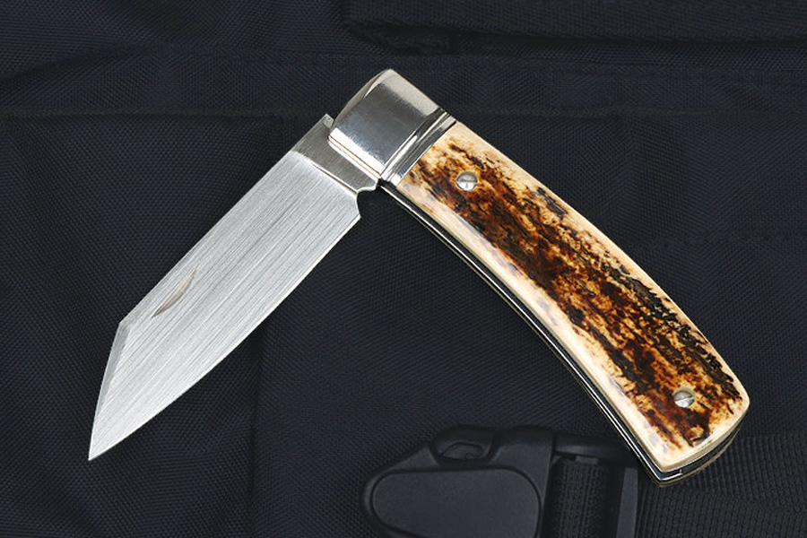 High Quality M6722 Pocket Folding Knife CPM-20V Satin Blade Mammoth Ivory Handle Outdoor EDC Tools Best Gift For Men