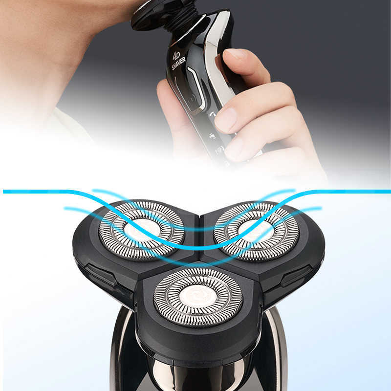 Rasoir électrique Rasoir électrique de haute qualité étanche à charge rapide rasoir pour hommes rasoir électrique Rechargeable tondeuse à barbe Machine à raser