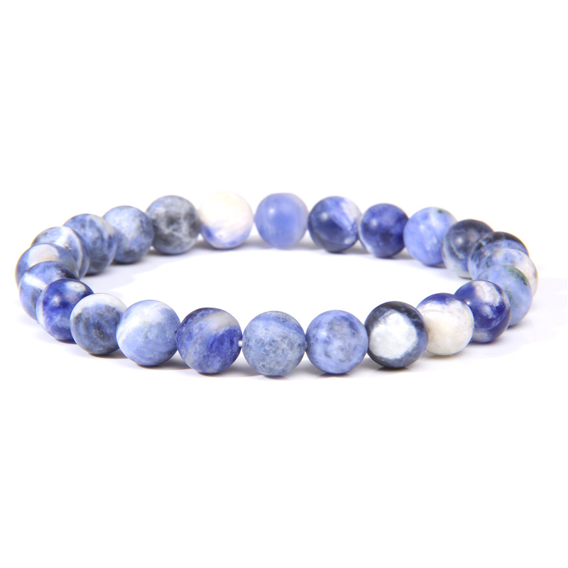 Brins de perles 8 MM pierre naturelle guérison cristal extensible Bracelet perlé pour hommes femmes bijoux