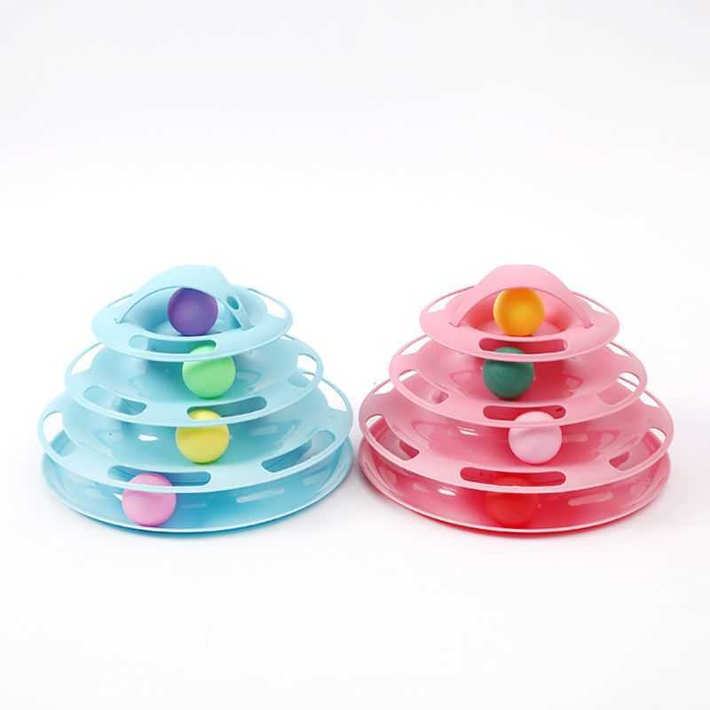 Cat Toys Colorful Cats Ball for Play Chew Scratch Training Toys for Chase Ball for Kitten for Play Disk Interactive Kitten Toy P15F G230520