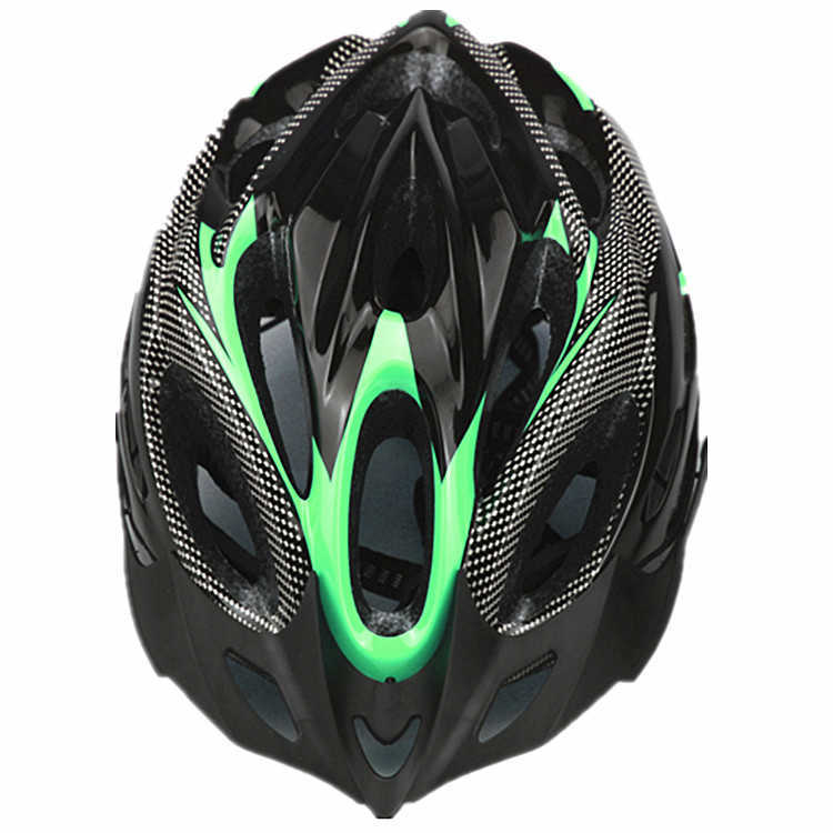 Cykelhjälmar Utomhus Sportscykel Split Hjälm Mountain Bike Racing Carbon Fiber Riding Safety Helmet With Justering Knob P230522