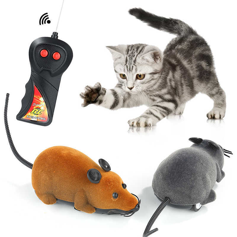 Brinquedos de gato de gato rato de rato de gato rato rato de rato remoto gatinho eletrônico de rato novidade engraçada suprimentos para animais de estimação Pets Gente Toys Cat Puppyt G230520