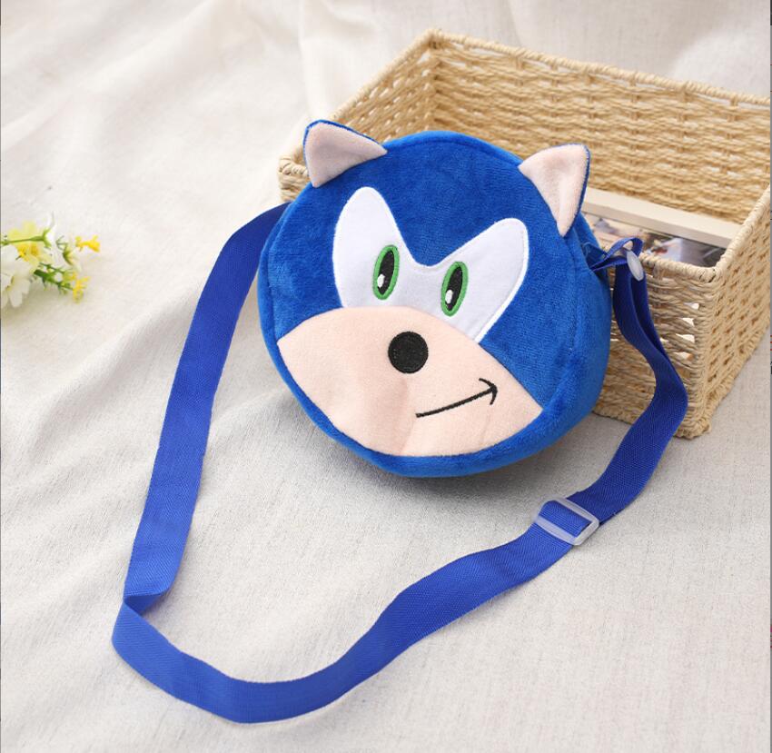 INS Kawaii enfants forme ronde fermeture éclair unique sac à bandoulière PP coton sacs en peluche enfants pièce sac Festival cadeau