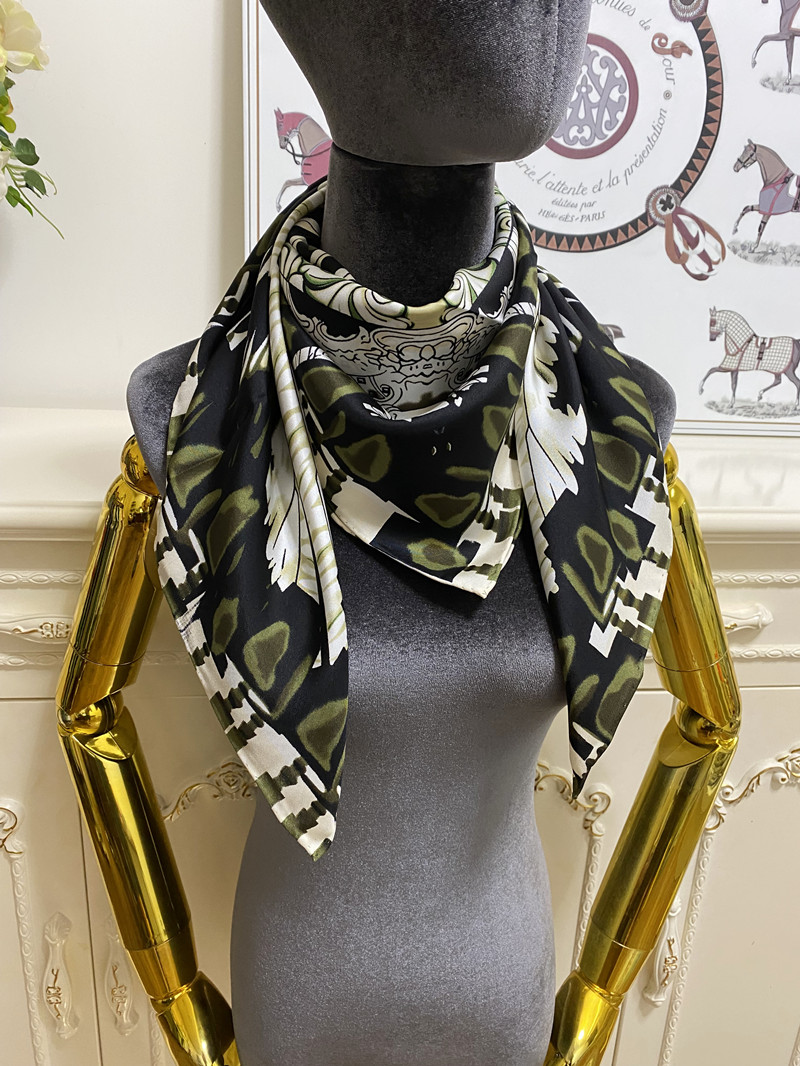 Женский квадратный шарф шарф Шалл 100% твил шелковый материал