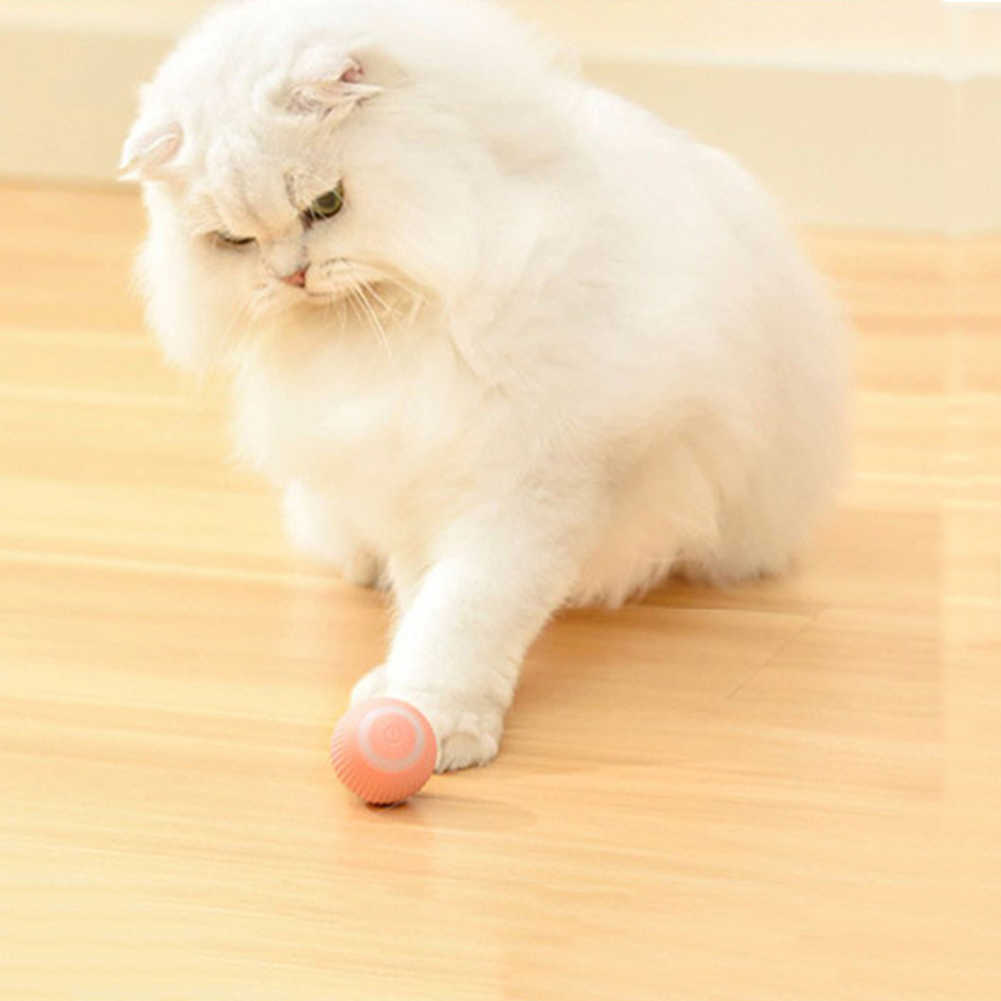 Cat Toys Gravity Smart Cat Ball Toys Catting Sounding Kittens Site Interactive Rolling Gra