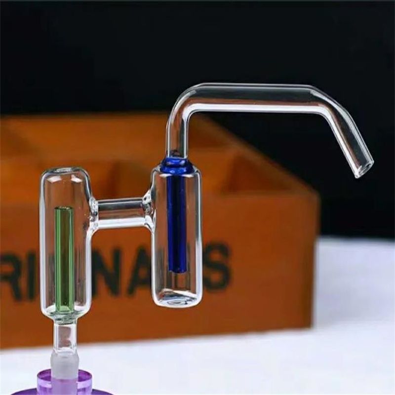 Smoke Pipes Hookah Bong Glass Rig Oil Water Bongs Double filter kettle glass walkway