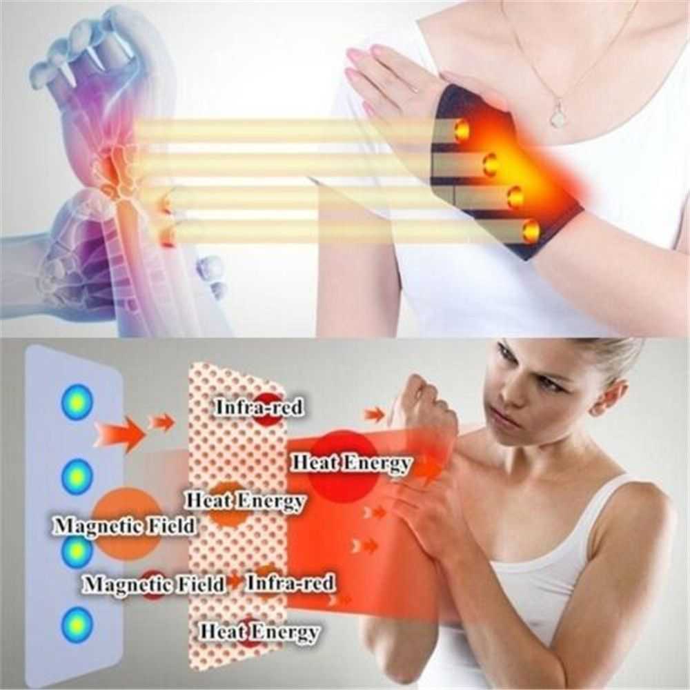 Handledsstöd Ny typ av magnetisk terapi Sportskydd Het Selling Tourmaline Self Heat Arthritis Pain Relief Bracket P230523