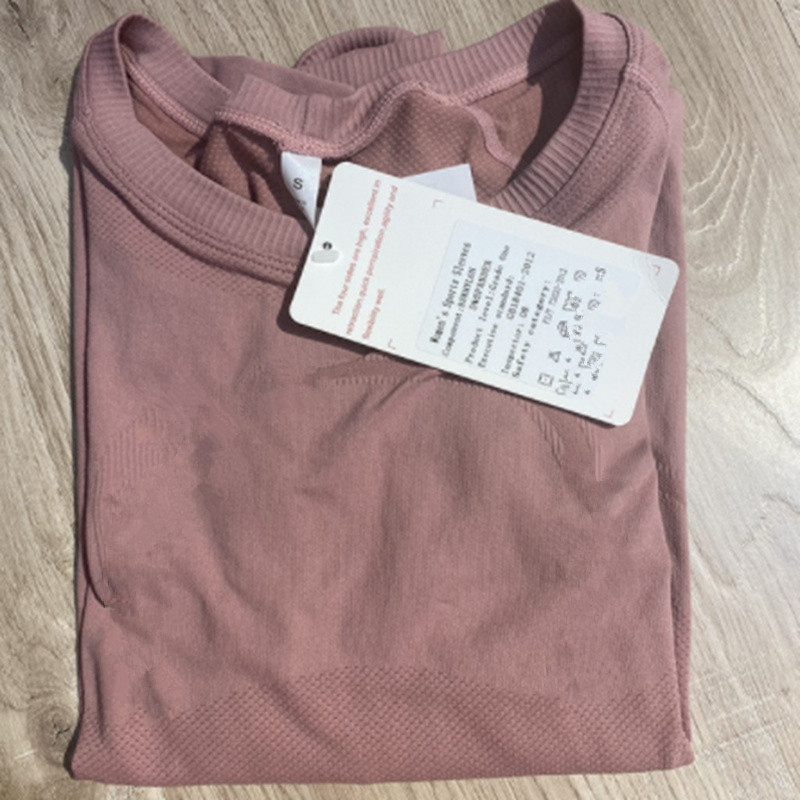 LU-88 LU Yoga femme Swiftly Tech T-shirt de sport femme T-shirt à manches longues absorbant l'humidité tricot haute élastique Fitness sport femme luluelemon