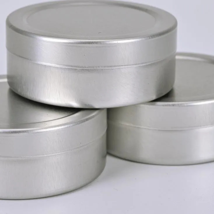 Bezpłatna wysyłka 20 g pustych aluminiowych słoików z kremu, słoik etui kosmetyczny, 20 ml aluminiowe puszki, metalowy pojemnik na balsam do ust