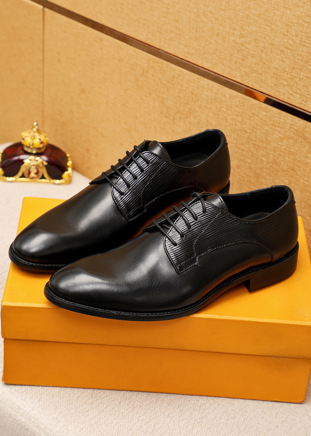 Nieuwe 2023 Men Dress Shoes Fashion Handmade Brogue Party Wedding Oxfords Heren Brandontwerper Lace Up Formele Flats Maat 38-46