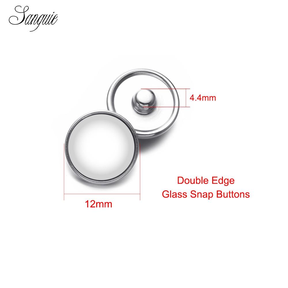 Bangle Custom New Glass Snap Button Send Your Pictures To Custom Charms For Snap 12/18/20mm Glass Snap Buttons Jewelry