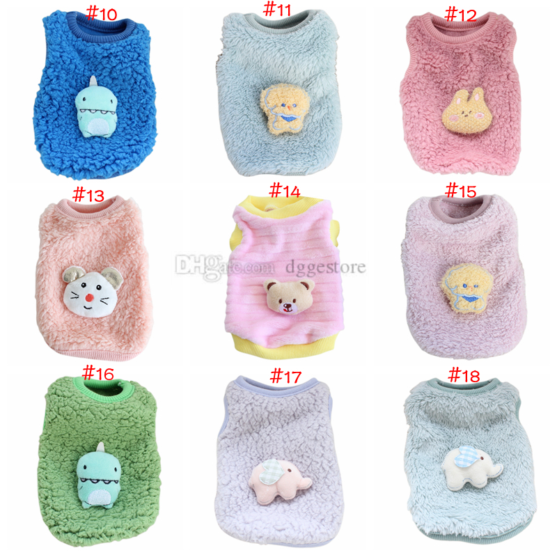 Dog Sweater for Small Dogs Girl Boy Sweatshirts Fleece Dogs Sweaters Winter Dog Clothes Female Pet Cat Pup Warm Clothing Outfit for Teacup Yorkie Chihuahua XXS A727