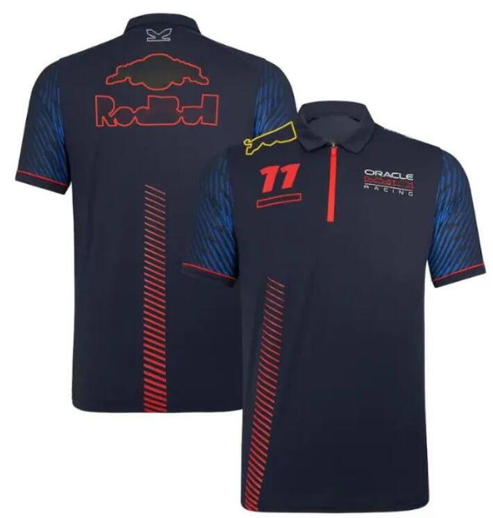 F1 레이싱 폴로 셔츠 여름 팀 승무원 넥 저지 같은 스타일 맞춤 제작