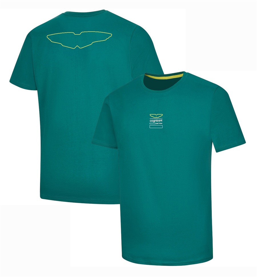 T-shirt à manches courtes pour hommes, Design de course de pilote de formule 1, à la mode, haut d'été surdimensionné, vêtements de haute qualité, 2023