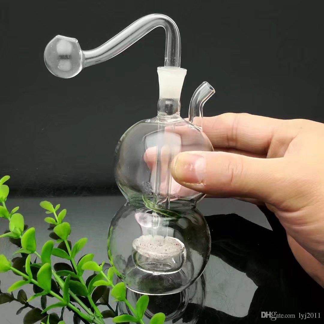 Smoke Pipes Hookah Bong Glass Rig Oil Water Bongs Hulu Sand Core Silent Water Smoke Bottle