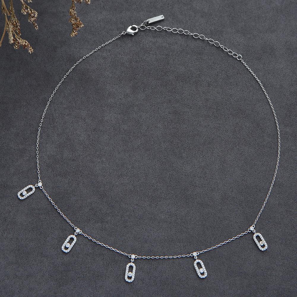 Necklaces Trendy Dainty Initial Necklace Stackable Choker For Women Girlfriend Wife Gift Pendientes Mujer Moda HXN013