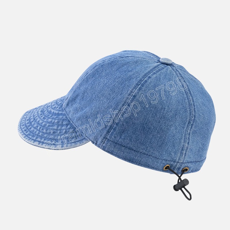 Vintage large bord pêcheur chapeau femmes pliable parasol visières Denim pêcheur casquette femme réglable extérieur seau Panama casquette