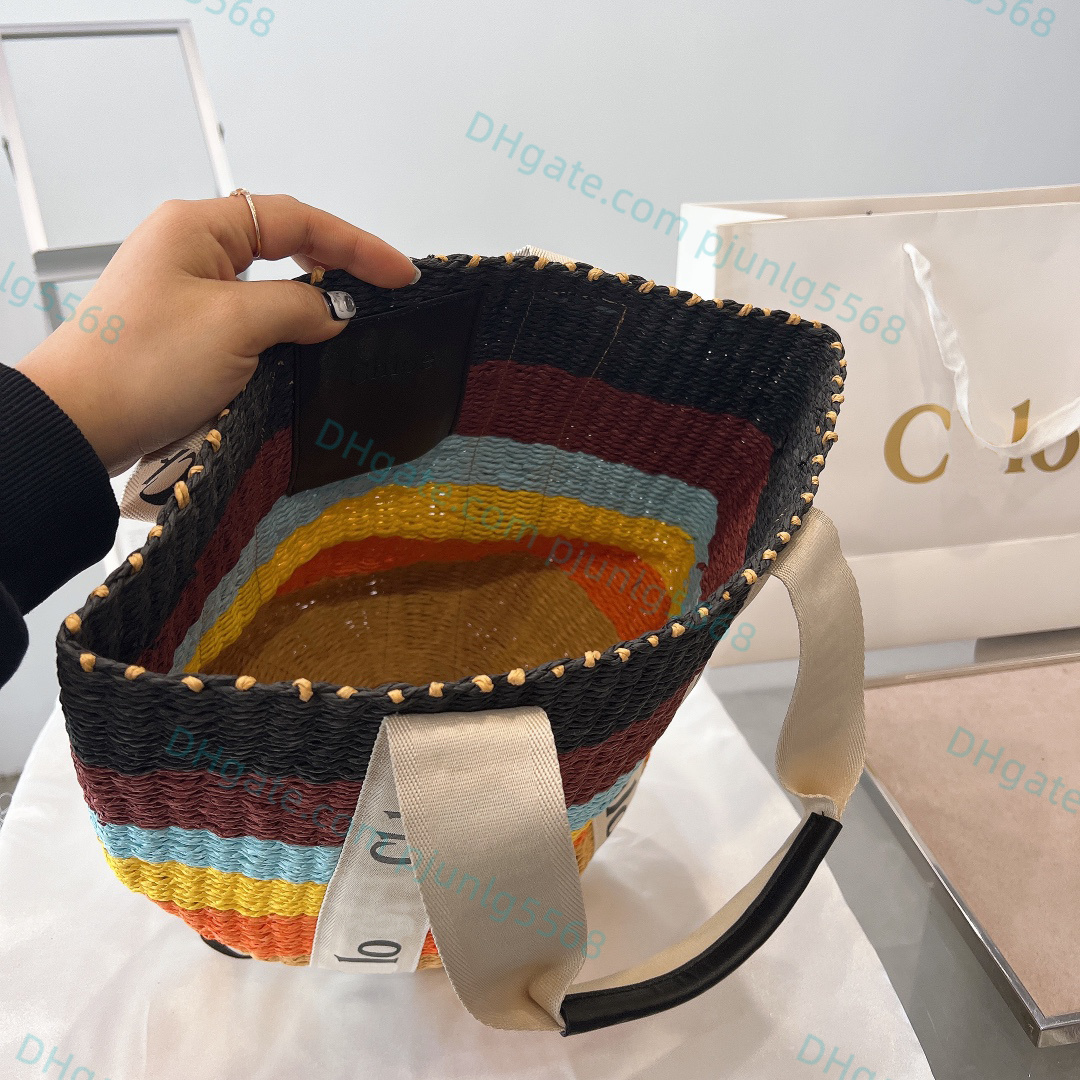 Lyxdesigner Kvinnor Cross Body totes broderi Väskor kvalitet originala stora casual shoppingväskor Väskor Väskor Vävd väska axelväskor handväskor