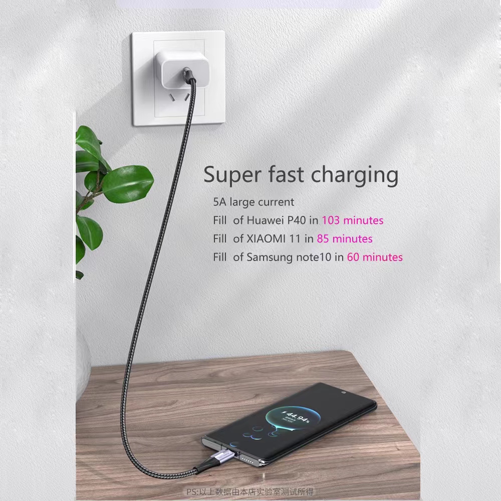 100W USB C TIP TIPO C TIPO C 5A PD CABELA DE CARGA FASTO DE CARREGEM RÁPIDO CABE