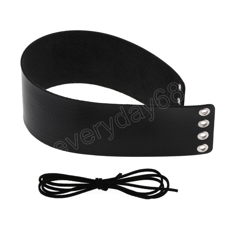 Zwart PU Leer Elastische poot Dijring Ring Suspen Kousen Karrter band 2023 Nieuwe bowknot beenketen Harness Body Jewelry