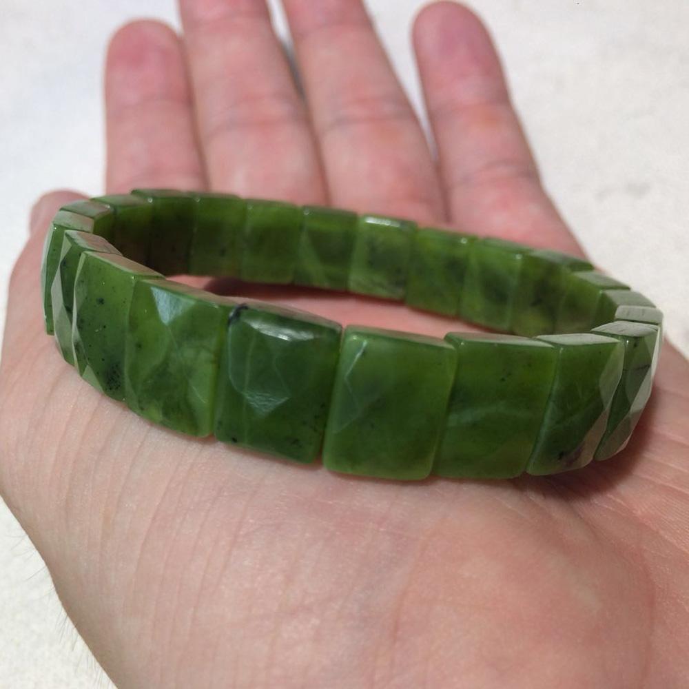 Pulseiras naturais canadá jades contas de pedra pulseira de pedra natural joias finas para mulheres para presente por atacado!