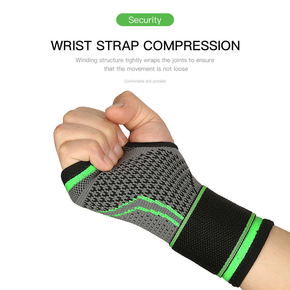 Breathable Fitness Palm Support Weight Increase Wrapping Bandage Gym Training Men's Handguard Wrist Band P230523