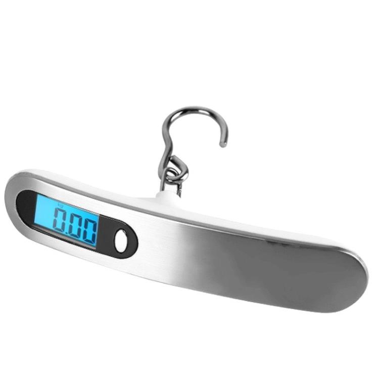 Vikt Digital Hanging Scale Balance Hushållsskalor Bagage Bälte Rostfritt stål Koppla Välj Kök 50 kg 10G LCD Display SN4157