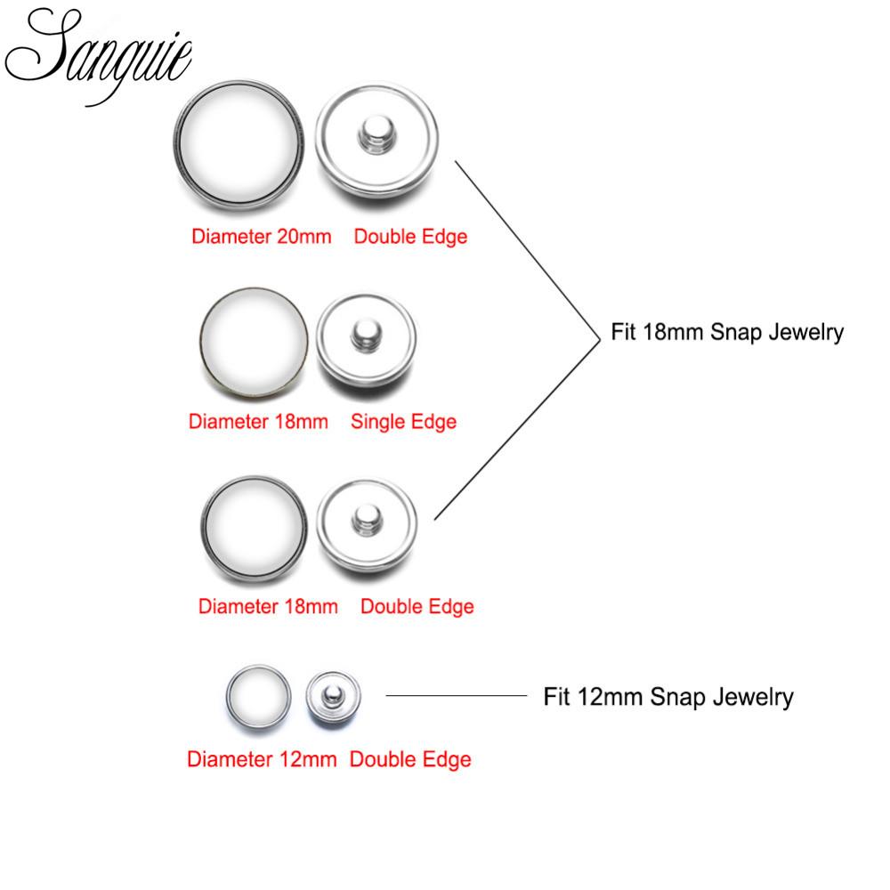 Bangle Custom New Glass Snap Button Send Your Pictures To Custom Charms For Snap 12/18/20mm Glass Snap Buttons Jewelry