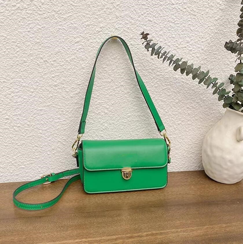 Women Shoulder Bag Clamshell-style Handbags Purse Quality Pu Leather Messenger Wallets Plain Handbag Long Crossbody Bags