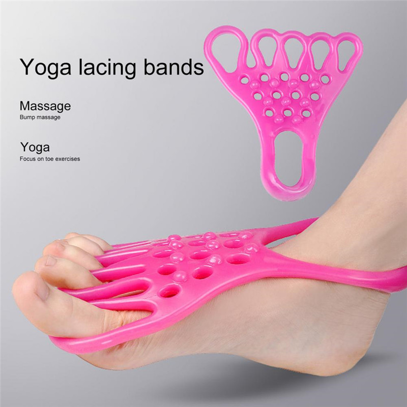 1 par fot stretchig bälte hög elasticitet hallux valgus korrigerare stark dragkraft tå träning yoga fot stretch bälte