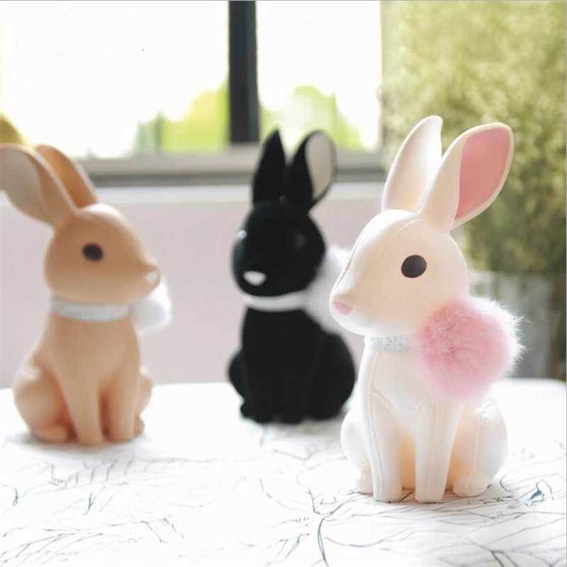 Decorative Objects Figurines Delicate PVC Knock-down Dog Money Box Lovely Birthday Gift Husky Shiba Inu Puppy Piggy Bank Cartoon Dogs Figurines Cash Coin Box G230523