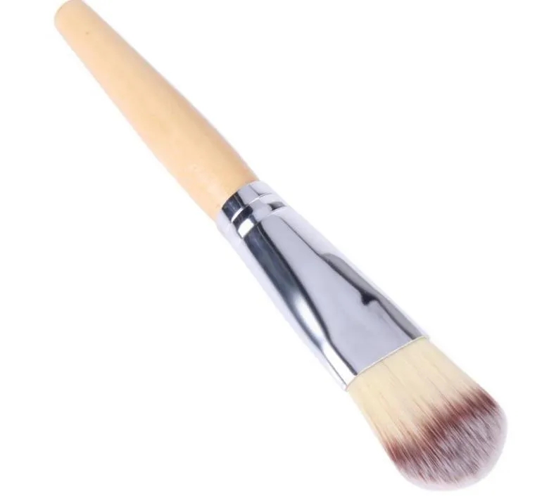 2023 Facial Mask Brush Cosmetic Tool Makeup Foundation Brush Fiber Hair Bamboo Handle Powder Concealer Face Mask Brushes Tool