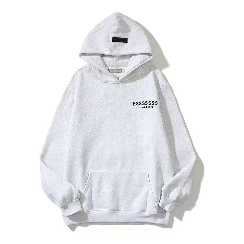 Es s Designer Men Hoody Hoody Hoodies pullover sweatshirts borst geprinte moeder logo los lange mouw hap met happerheren hoge kwaliteit vrouwen grijze top