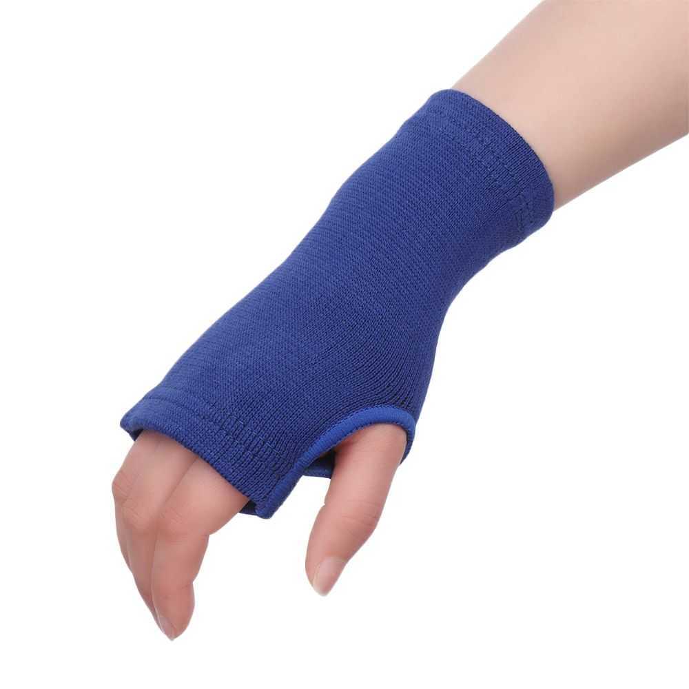 Polsteun 1 paar ultradunne ademende knie elastische sport sweatband artritis beugel dekking ondersteuning handschoenen palmpolsbeschermers p230523