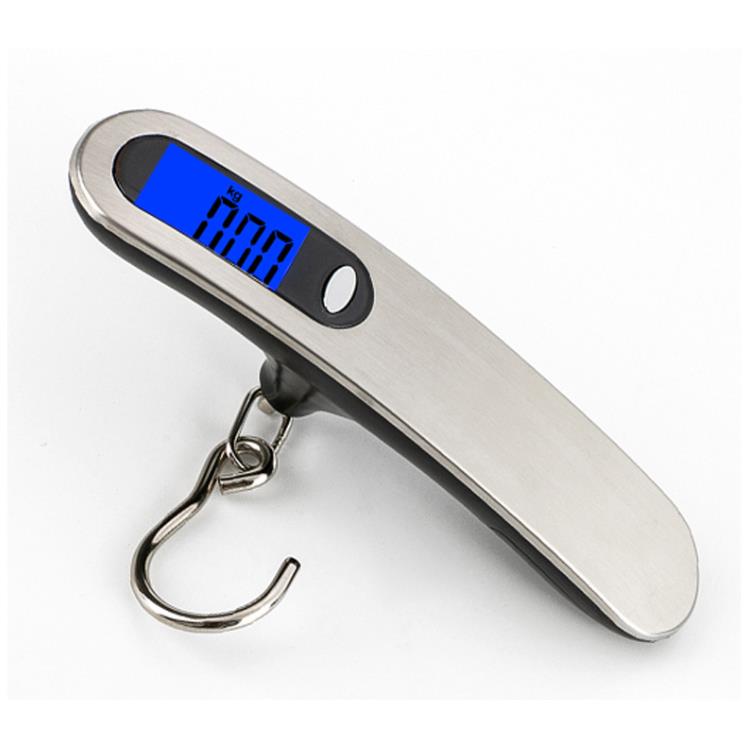 Vikt Digital Hanging Scale Balance Hushållsskalor Bagage Bälte Rostfritt stål Koppla Välj Kök 50 kg 10G LCD Display SN4157