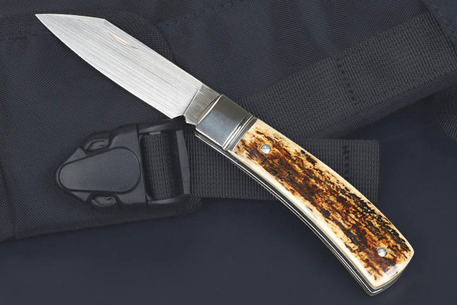 Offre spéciale MM6722 Pocket Pliage Couteau CPM-20V Satin Blade Mammoth Ivory Handle Outdoor EDC Tools Best Gift for Men