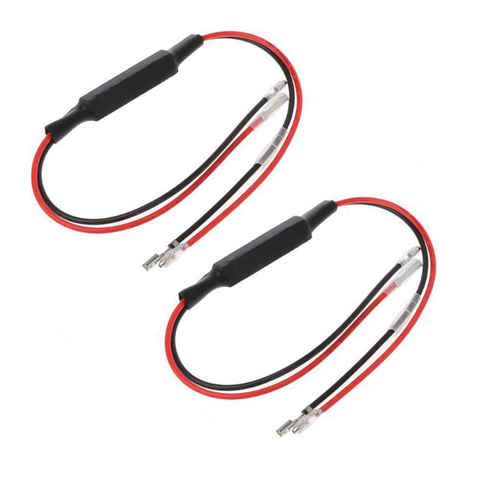 Nuovo 2 pz 10 w Universale Del Motociclo Led Indicatore di Direzione Indicatore di Resistenza di Carico Lampeggiatore 10 Ohm Yamaha Honda Suzuki Kawasaki Cafe Racer