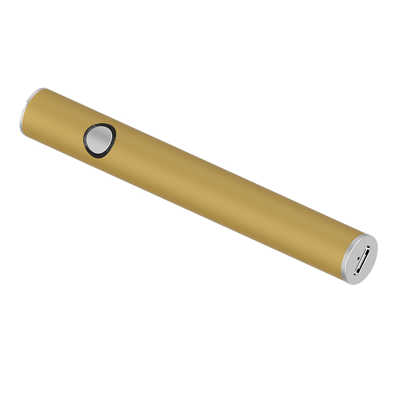 Batterie maximale d'origine 11,2 mm de diamètre Cartouche Batteries USB Passthrough 380mAh Tension de préchauffage VV Vape Pen Fit 510 Chariots Vente en gros Prix pas cher Vape Batterie