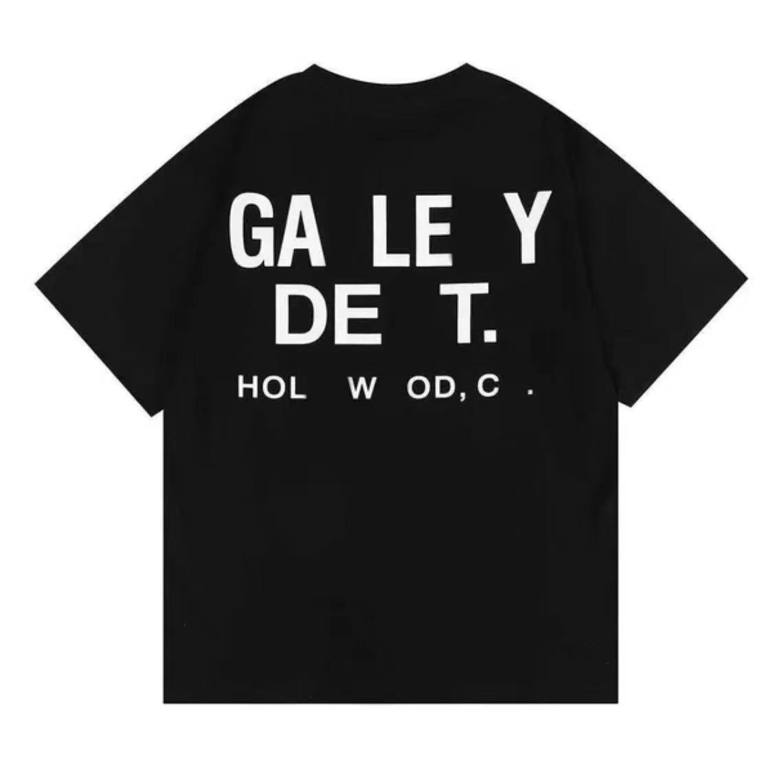 Designer Galleries Tee Depts T-shirts Casual Man Womens Tees hand-painted ink splash graffiti letters loose short-sleeved round neck clothes Asian Size S-XXXXXL