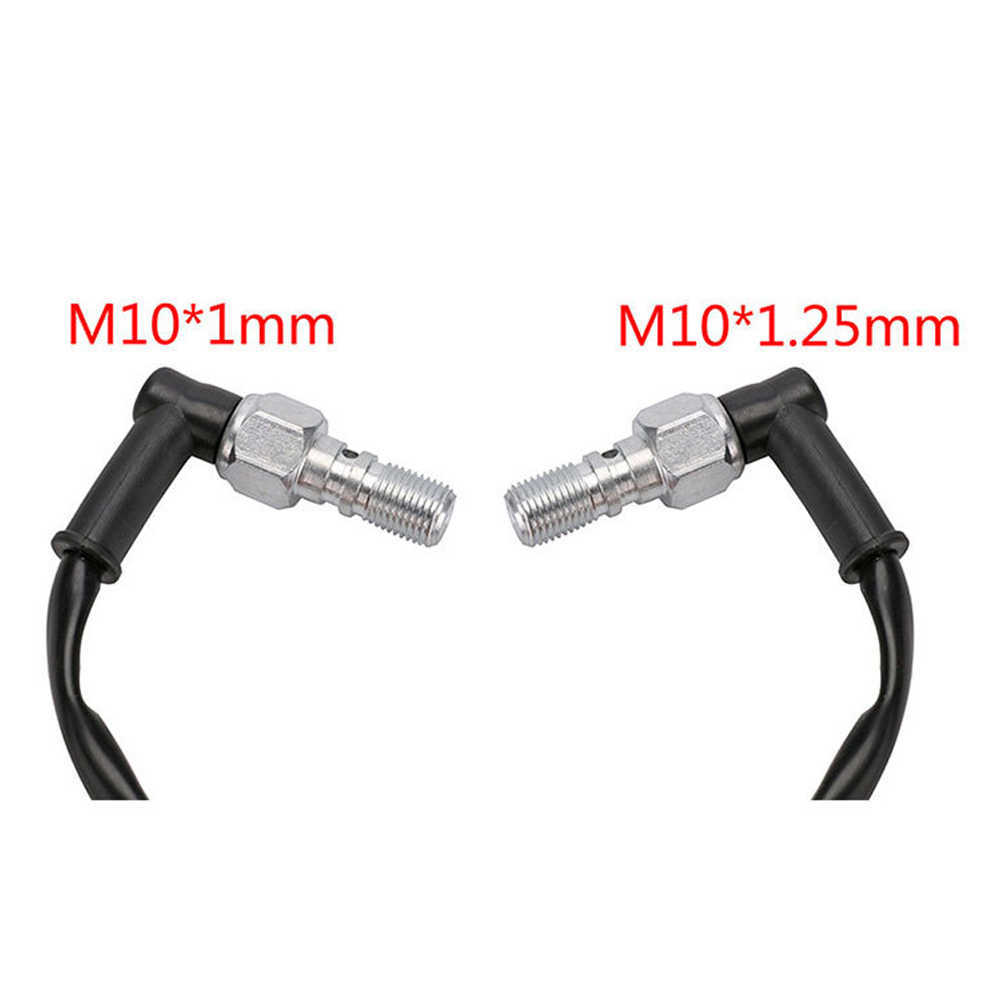 New Latest M10 X1.0/1.25mm Universal Motorcycle Hydraulic Brake Pressure Rear Light Switch Hollow Bolt Motocicleta Accessories