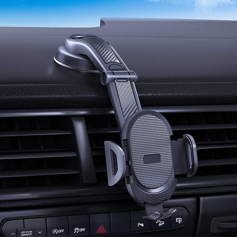 NIEUWE SUCKTIE AUTO Telefoonhouder Universal voor 4,0-6 inch smartphones 360 ° WindsHield Car Dashboard Mobile Cell Support Bracket