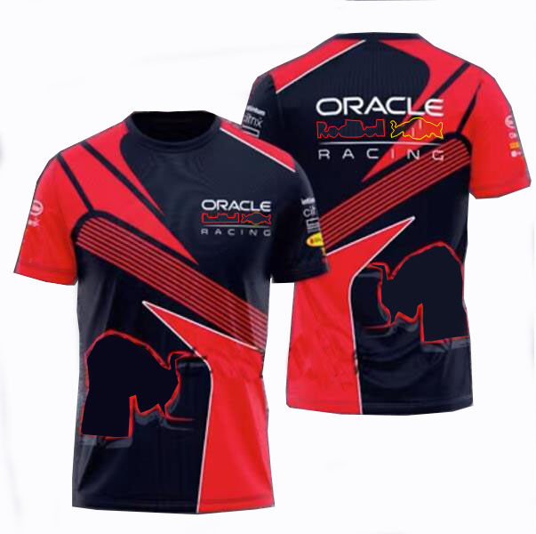 F1 racing shirts summer new team short-sleeved jerseys with custom